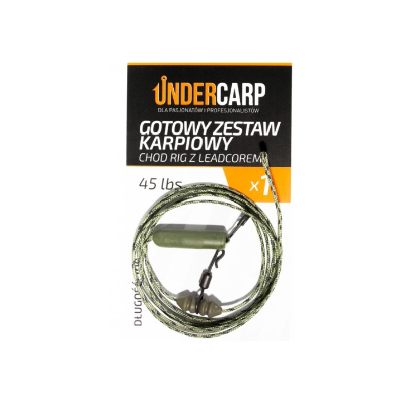 Gotowy zestaw karpiowy Chod Rig z leadcorem 100cm Under carp