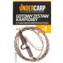 Gotowy zestaw karpiowy z leadcorem i mocnym klipsem 100cm Under carp