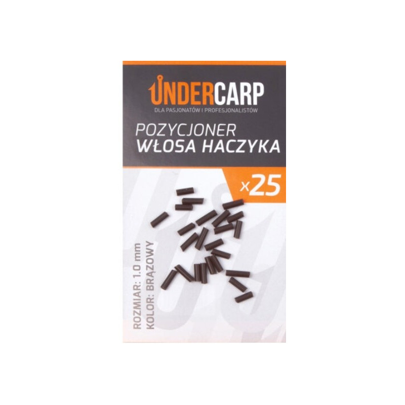 Pozycjoner włosa haczyka roz. 1,00 mm / brązowy Under carp Pozycjoner włosa haczyka roz. 1,00 mm / brązowy Under carp