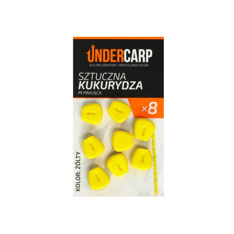 Sztuczna kukurydza pływająca żółty Under carp Sztuczna kukurydza pływająca żółty Under carp