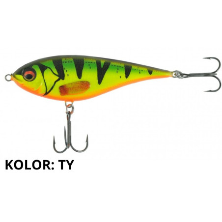 Wobler Jaxon jerk Samson Nature tonący 11cm TY Wobler Jaxon jerk Samson Nature tonący 11cm TY