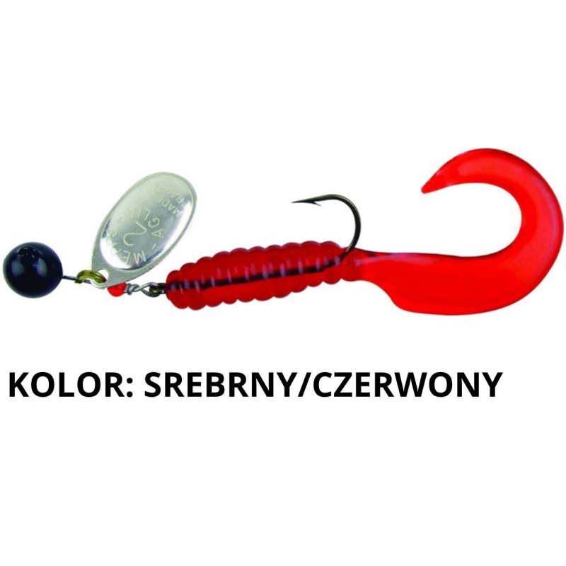 Błystka Mepps Aglia Spinflex 10g roz.2 srebrny/czerwony Błystka Mepps Aglia Spinflex 10g roz.2 srebrny/czerwony