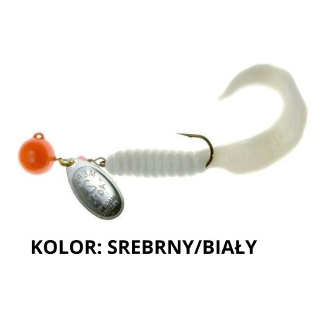 Błystka Aglia Spinflex 17g SREBRNY/BIAŁY Mepps