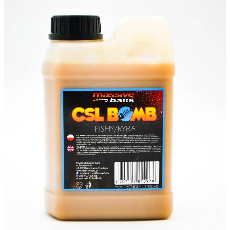 Liquid CSL Boomb 1000 ml / Ryba Massive Baits Liquid CSL Boomb 1000 ml / Ryba Massive Baits