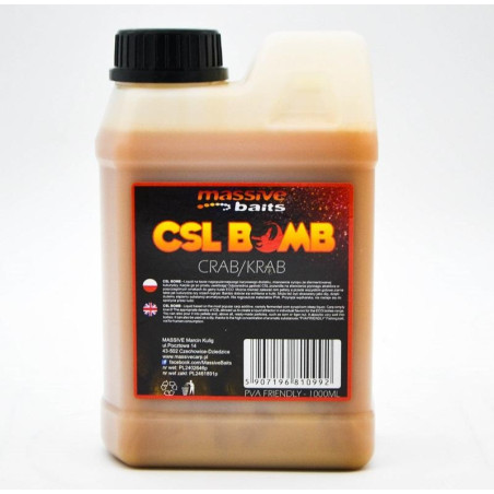 Liquid CSL Boomb 1000 ml / Krab Massive Baits Liquid CSL Boomb 1000 ml / Krab Massive Baits