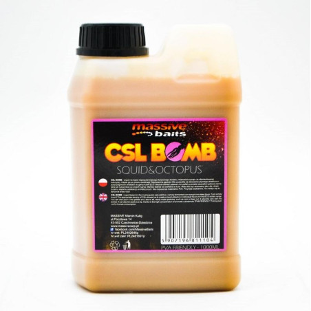 Liquid CSL Boomb 1000 ml / Squid Octopus Massive Baits Liquid CSL Boomb 1000 ml / Squid Octopus Massive Baits