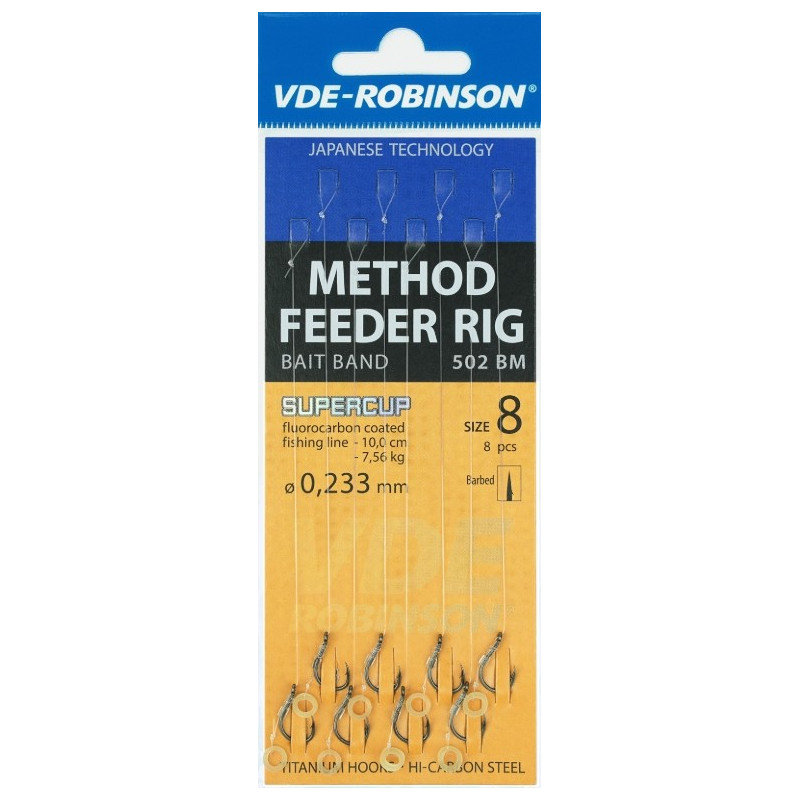 Przypon Robinson VDE-R z gumką MF 502BM hak 6 Przypon Robinson VDE-R z gumką MF 502BM hak 6