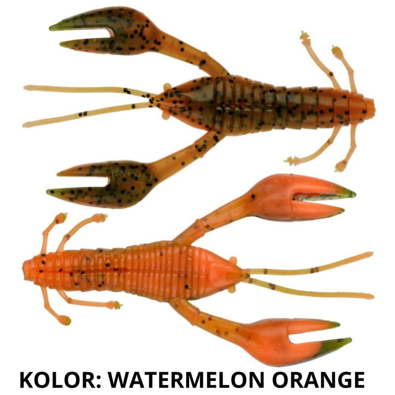 Przynęta Gunki HOURRA CRAW UP 75 7,5cm WATERMELON ORANGE Przynęta Gunki HOURRA CRAW UP 75 7,5cm WATERMELON ORANGE