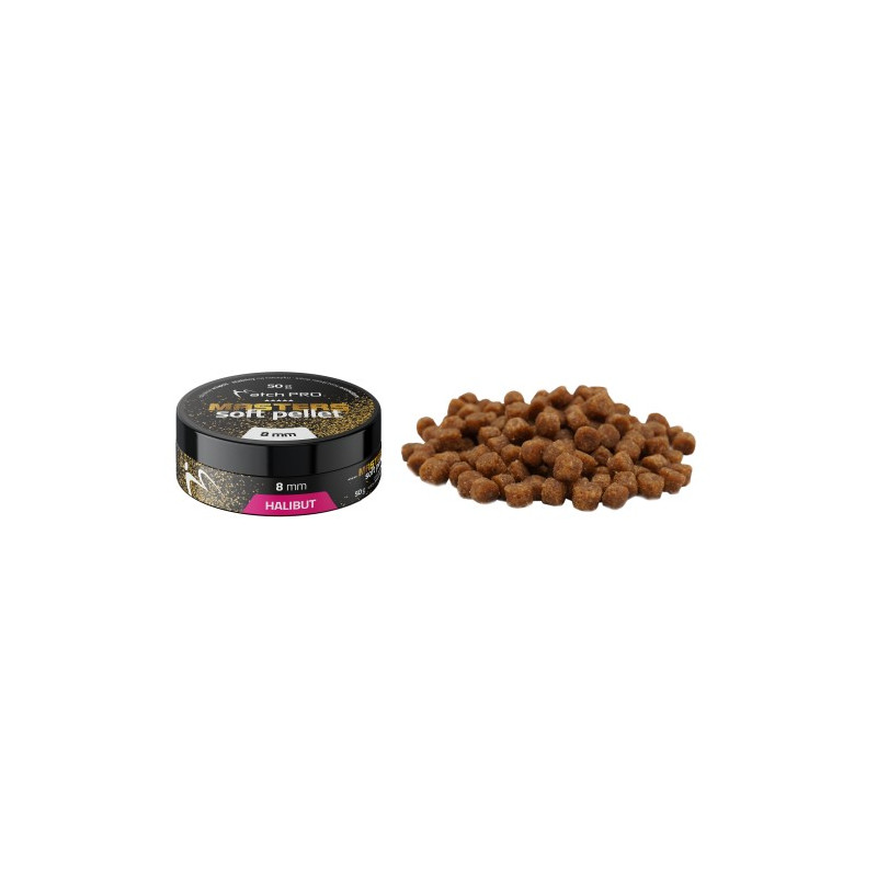 MASTERS SOFT PELLET 50g / 8mm / Halibut Match Pro MASTERS SOFT PELLET 50g / 8mm / Halibut Match Pro