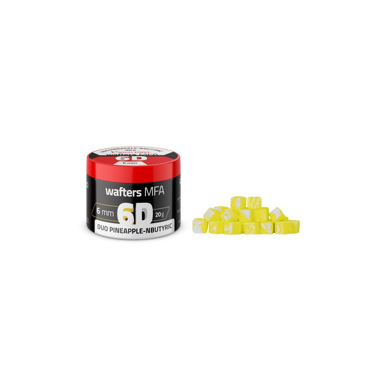 Przynęta Match Pro 6D Wafters MFA 6mm -
ananas/kwas masłowy Przynęta Match Pro 6D Wafters MFA 6mm -
ananas/kwas masłowy