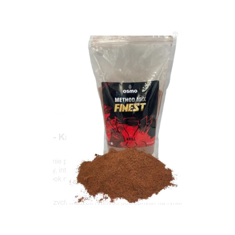 Zanęta Osmo Method Mix Finest 800g - Krill Zanęta Osmo Method Mix Finest 800g - Krill