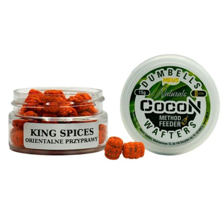Waftersy Dumbells Cocon Wafters 8mm 15g / king spice Meus Waftersy Dumbells Cocon Wafters 8mm 15g / king spice Meus