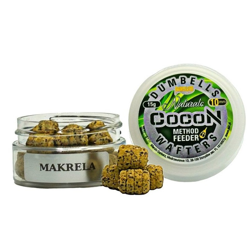 Waftersy Dumbells Cocon Wafters 10mm 15g / makrela Meus Waftersy Dumbells Cocon Wafters 10mm 15g / makrela Meus