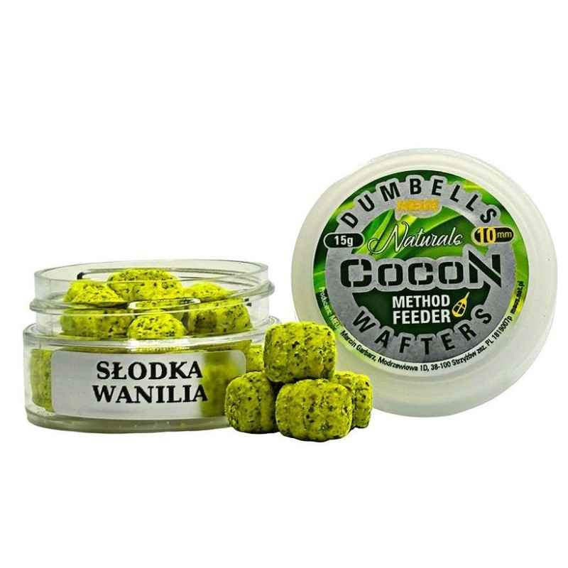 Waftersy Dumbells Cocon Wafters 10mm 15g / słodka wanilia Meus Waftersy Dumbells Cocon Wafters 10mm 15g / słodka wanilia Meus