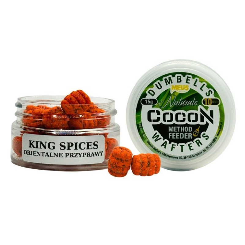 Waftersy Dumbells Cocon Wafters 10mm 15g / king spice Meus Waftersy Dumbells Cocon Wafters 10mm 15g / king spice Meus