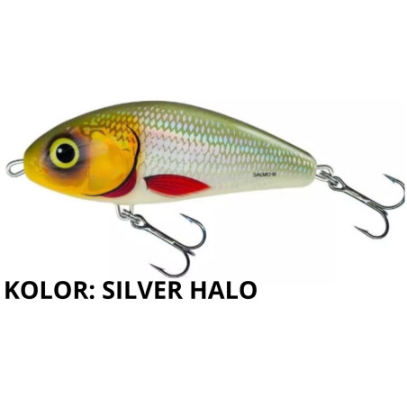 Wobler Salmo Fatso F10S 10cm SILVER HALO Wobler Salmo Fatso F10S 10cm SILVER HALO