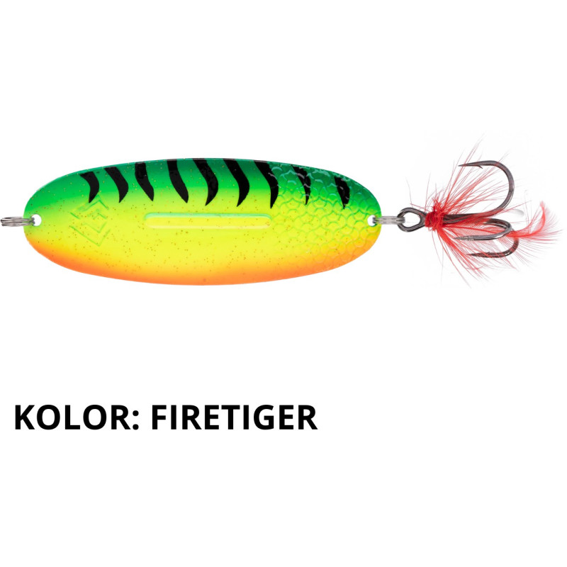 Błystka wahadłowa Mikado - Shallow Monster 51g Firetiger Błystka wahadłowa Mikado - Shallow Monster 51g Firetiger
