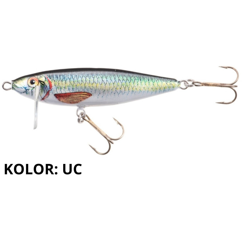 Wobler Jaxon Holo Select Bolek tonący 7cm UC