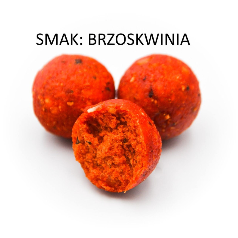 Kulki proteinowe Massive Baits Eco Boilies 1kg - 18mm brzoskwinia Kulki proteinowe Massive Baits Eco Boilies 1kg - 18mm brzoskwinia