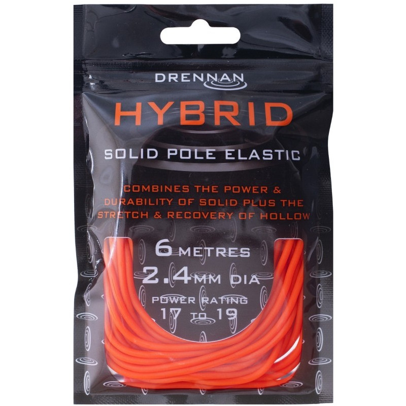 Amortyzator Hybrid Solid Elastic 6m 600cm / 2,40mm Drennan Amortyzator Hybrid Solid Elastic 6m 600cm / 2,40mm Drennan