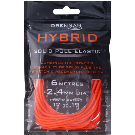 Amortyzator Hybrid Solid Elastic 6m 600cm / 2,40mm Drennan
