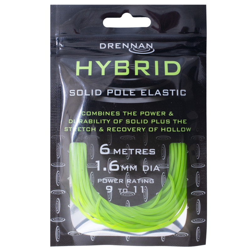 Amortyzator Hybrid Solid Elastic 6m 600cm / 1,60mm Drennan Amortyzator Hybrid Solid Elastic 6m 600cm / 1,60mm Drennan