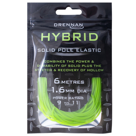 Amortyzator Hybrid Solid Elastic 6m 600cm / 1,60mm Drennan Amortyzator Hybrid Solid Elastic 6m 600cm / 1,60mm Drennan