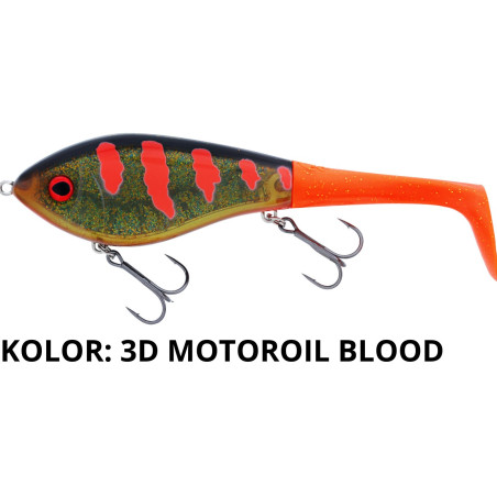 Przynęta Westin SWIM TAIL 12cm 3D MOTOROIL BLOOD Przynęta Westin SWIM TAIL 12cm 3D MOTOROIL BLOOD