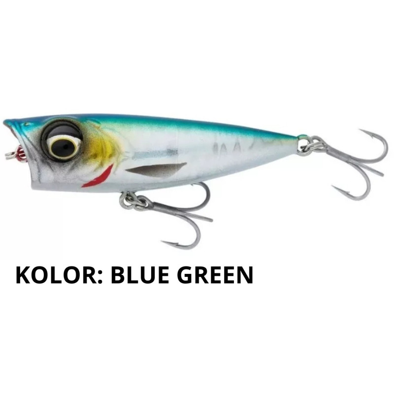 Wobler Savage Gear Micro Popper 4.3cm blue green Wobler Savage Gear Micro Popper 4.3cm blue green