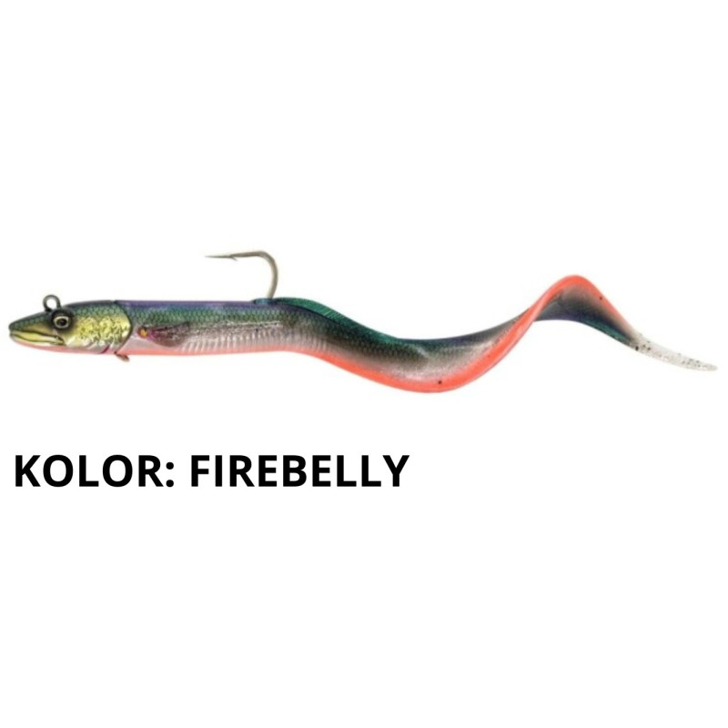 Przynęta Savage Gear Conger Eel 23cm firebelly Przynęta Savage Gear Conger Eel 23cm firebelly
