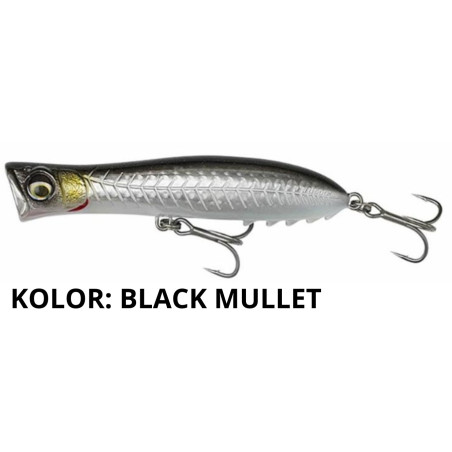 Przynęta Savage Gear Gravity Popper 13cm black mulleet Przynęta Savage Gear Gravity Popper 13cm black mulleet