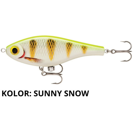 Wobler Rapala Super Shadow Rap Jerk 11cm sunny snow