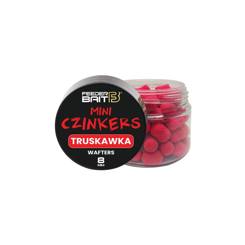Przynęta Feeder Bait Mini Czinkers 8mm - Truskawka Przynęta Feeder Bait Mini Czinkers 8mm - Truskawka
