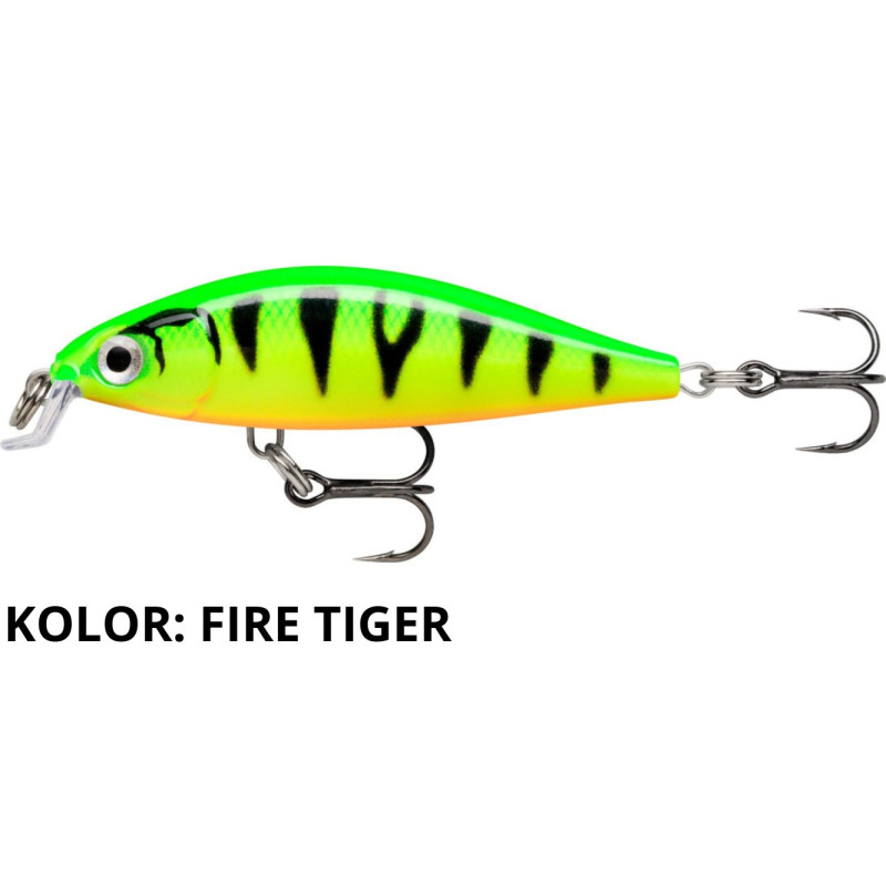 Wobler Rapala X-Light Minnow 5cm Fire Tiger Wobler Rapala X-Light Minnow 5cm Fire Tiger