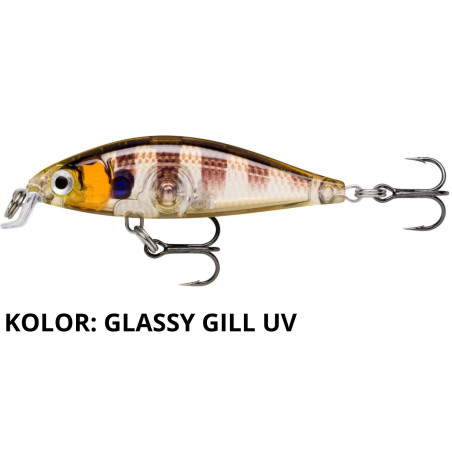 Wobler Rapala X-Light Minnow 5cm Glassy Gill UV Wobler Rapala X-Light Minnow 5cm Glassy Gill UV