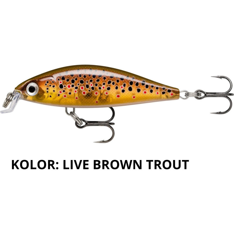 Wobler Rapala X-Light Minnow 5cm live brown trout Wobler Rapala X-Light Minnow 5cm live brown trout