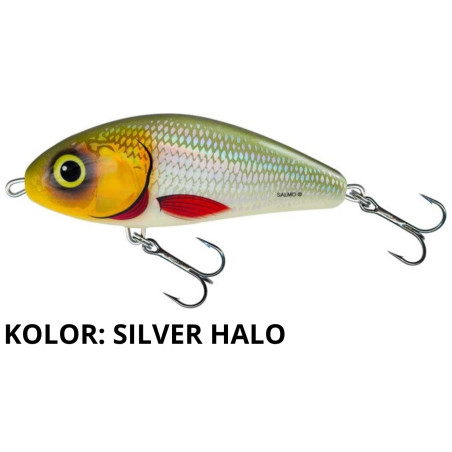 Wobler Salmo Fatso F10F 10cm SILVER HALO Wobler Salmo Fatso F10F 10cm SILVER HALO