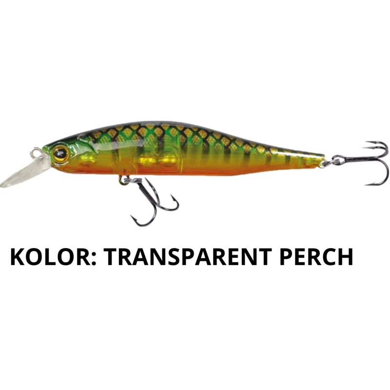 Wobler Robinson Cooper 9,5cm transparent perch Wobler Robinson Cooper 9,5cm transparent perch