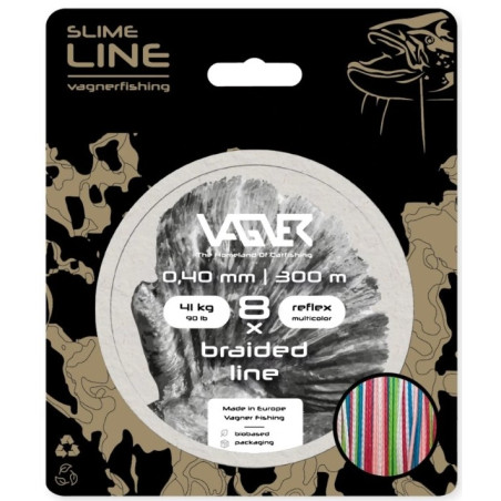 Plecionka VAGNER Line Reflex Multicolor 300m / 0,40mm Plecionka VAGNER Line Reflex Multicolor 300m / 0,40mm