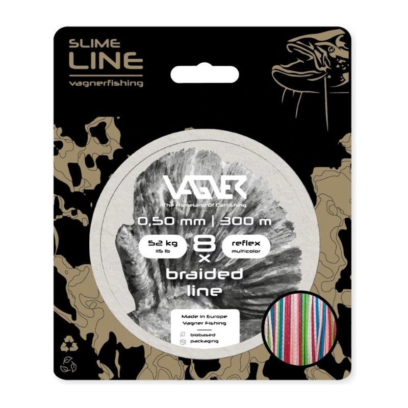 Plecionka VAGNER Line Reflex Multicolor 300m / 0,50mm Plecionka VAGNER Line Reflex Multicolor 300m / 0,50mm