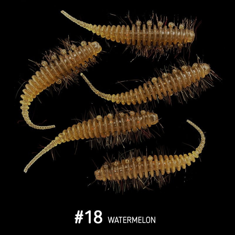Przynęta Fishbay Robak/Worm Hairy 4,5 cm 18 - watermelon Przynęta Fishbay Robak/Worm Hairy 4,5 cm 18 - watermelon