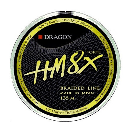 Plecionka Dragon HM 8X FORTE 135m / 0.10mm Plecionka Dragon HM 8X FORTE 135m / 0.10mm