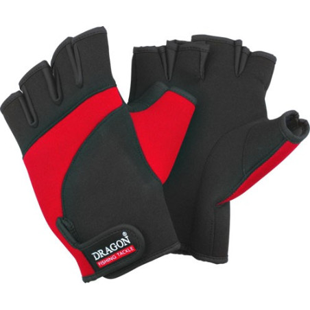 Rękawiczki neoprenowe DRAGON 5-finger cut - czerwone Rękawiczki neoprenowe DRAGON 5-finger cut - czerwone