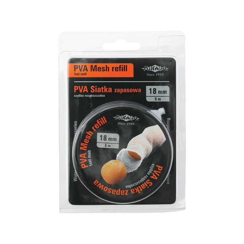 Siatka PVA Mikado Zapasowa kartonik 5m - 44mm ekstremalnie wolno rozpuszczalna