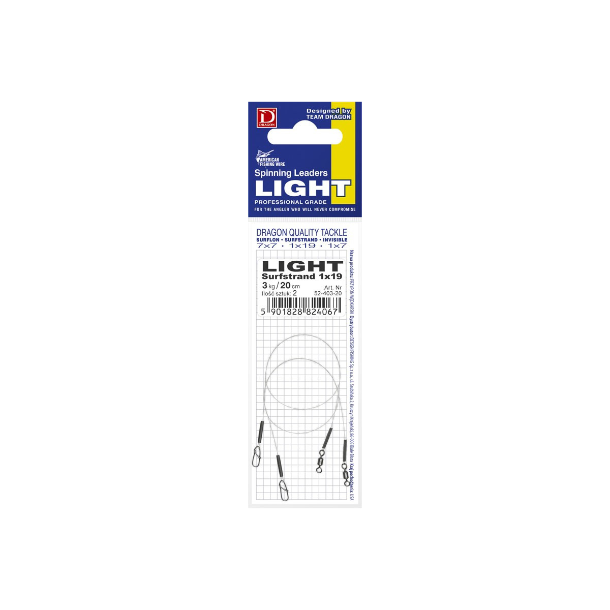 przypony-spinningowe-light-surfstrand-1x19-dragon przypony-spinningowe-light-surfstrand-1x19-dragon