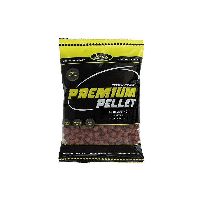 Pellet Lorpio Red Halibut 700g 10mm Pellet Lorpio Red Halibut 700g 10mm