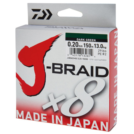 Plecionka Daiwa J-Braid 150m / 0.10mm Plecionka Daiwa J-Braid 150m / 0.10mm