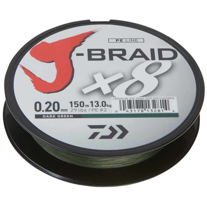 Plecionka Daiwa J-Braid 150m / 0.10mm Plecionka Daiwa J-Braid 150m / 0.10mm