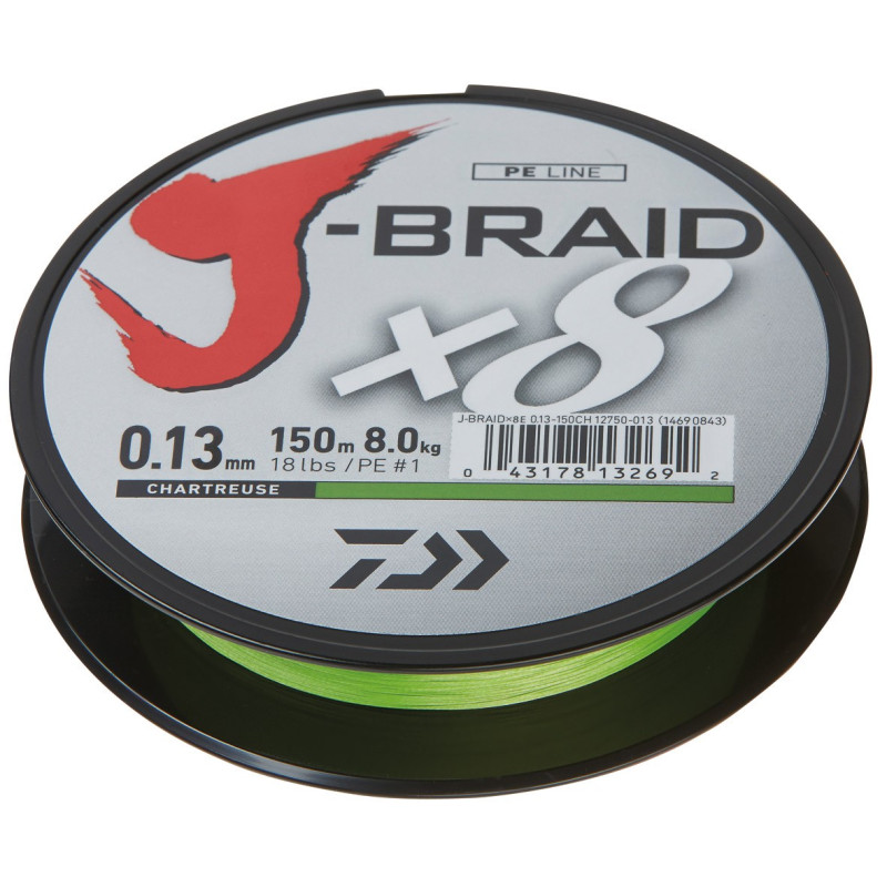Plecionka Daiwa J-Braid 150m / 0.13mm Plecionka Daiwa J-Braid 150m / 0.13mm