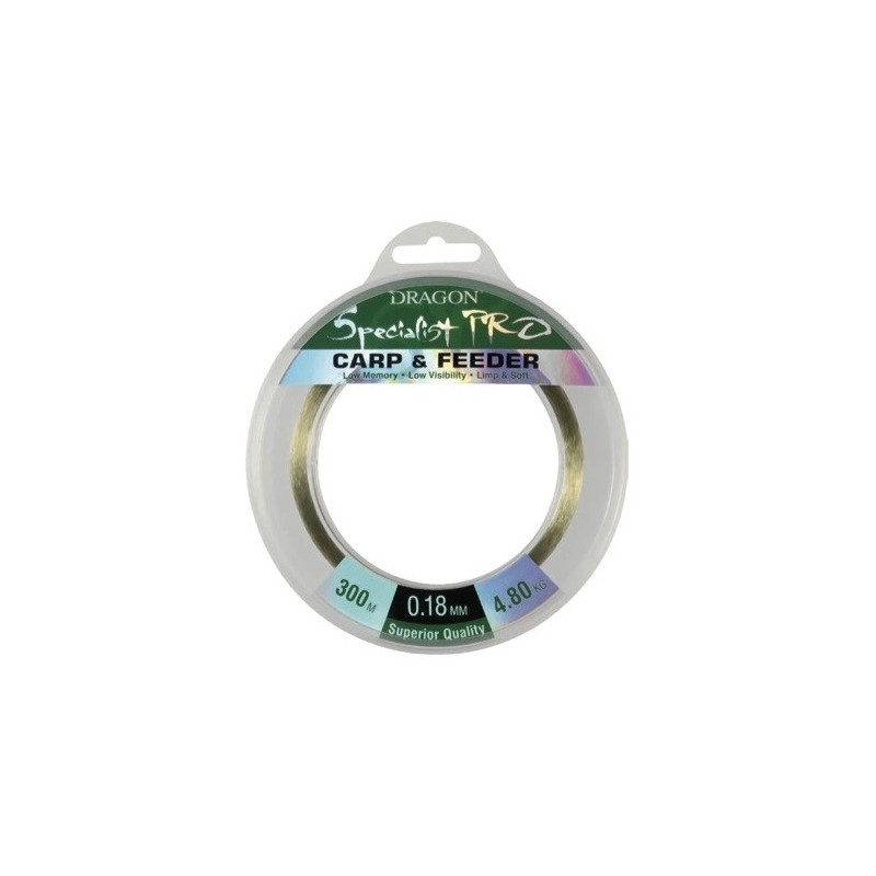 Żyłka Dragon Specialist Pro Carp & Feeder 300m / 0.32mm Żyłka Dragon Specialist Pro Carp & Feeder 300m / 0.32mm
